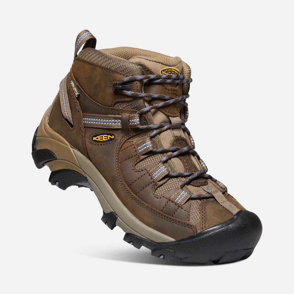 Keen Outdoor Bot Kadın Kahverengi - Targhee Ii Waterproof Mid - Türkiye OKEM26138